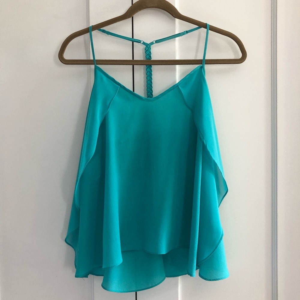 BCBGeneration Teal Tank Top Blouse